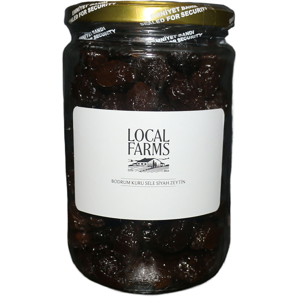 Bodrum Kuru Sele Siyah Zeytin 400 G
